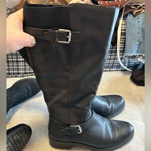 Knee High Size 7.5 Black Boots